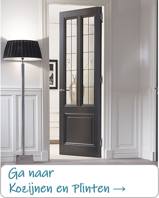 Maak het compleet met kozijnen en plinten